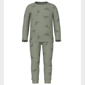 Name It Nattj - Noos - NmmNightset - Rib - Agave Green