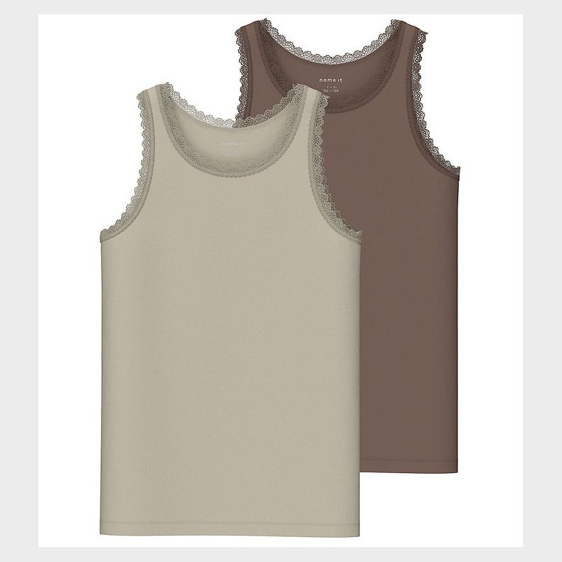 Name It Undertrje - Noos - NkfTank - 2-pak - Peyote