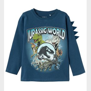 Name It Bluse - Noos - NmmJolly Jurassic - Dark Denim