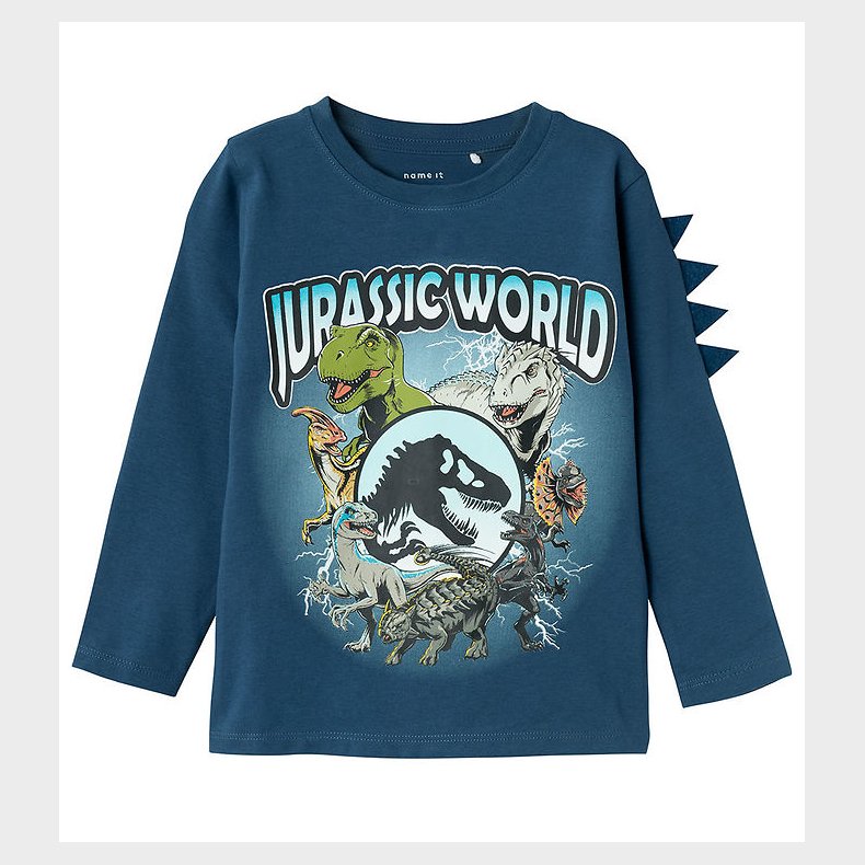Name It Bluse - Noos - NmmJolly Jurassic - Dark Denim