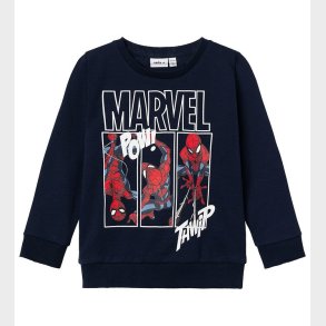 Name It Sweatshirt - Noos - NmmJessie Spiderman - Dark Sapphire
