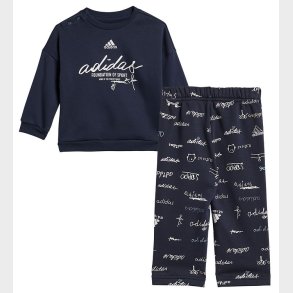 adidas Performance Sweats�t - I Bluv Jogger - Navy/Hvid