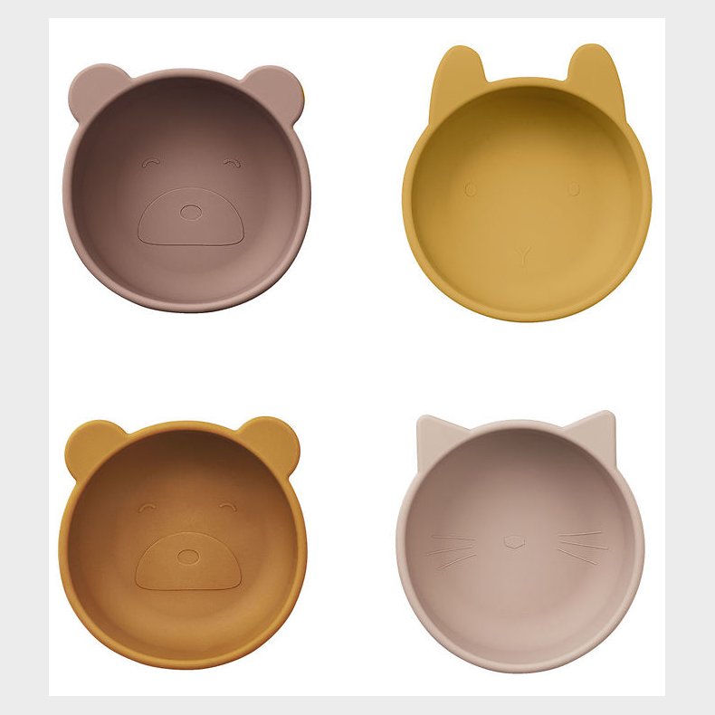 Liewood Sk�le - Silikone - Iggy - 4-pak - Rose Mix