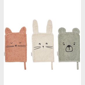 Liewood Vaskeklude - Sylvester - 3-pak - Dove Blue Mix