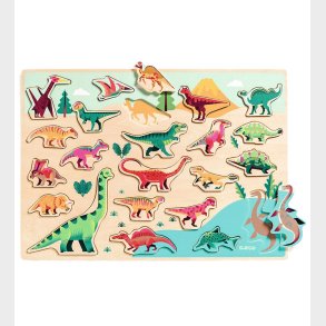 Djeco Puslespil - 22 Brikker - Puzzlo Dino