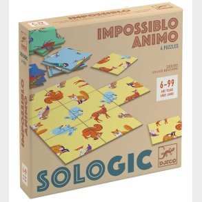 Djeco Puslespil - 9x4 Brikker - Animo