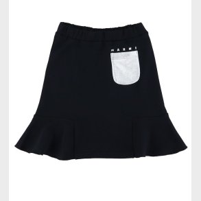 Marni Nederdel - Sweat - Sort m. Slv