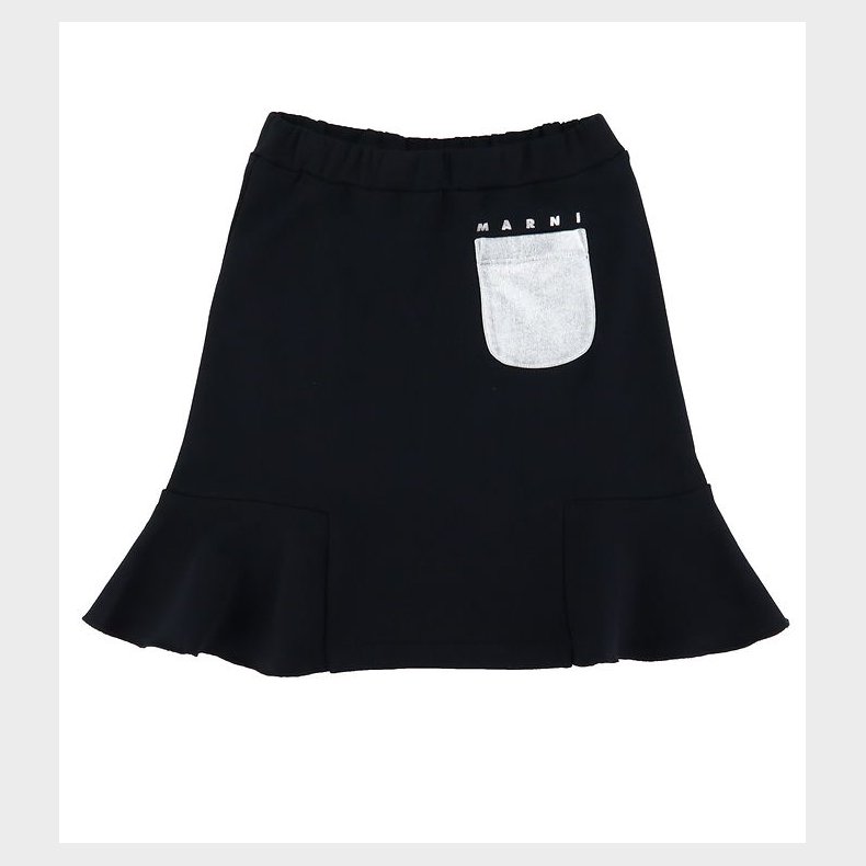 Marni Nederdel - Sweat - Sort m. Slv