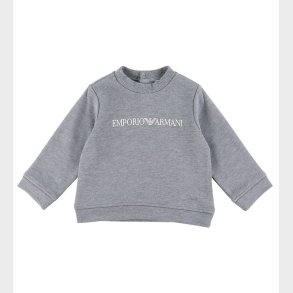 Emporio Armani Sweatshirt - Grmeleret m. Hvid