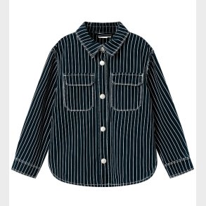 Name It Denimjakke - NkfMine - Dark Sapphire Stripes