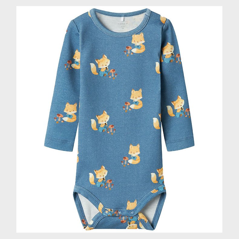 Name It Body l/ - NbmLox - Coronet Blue/Melange