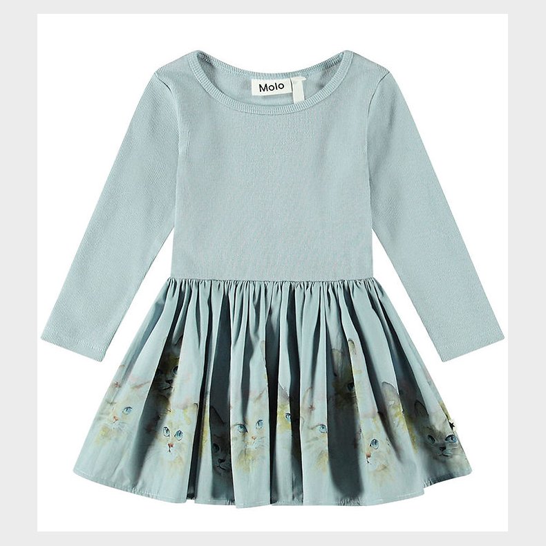 Molo Kjole - Candi - Blue Kittens