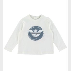 Emporio Armani Bluse - Hvid m. Stvet Bl