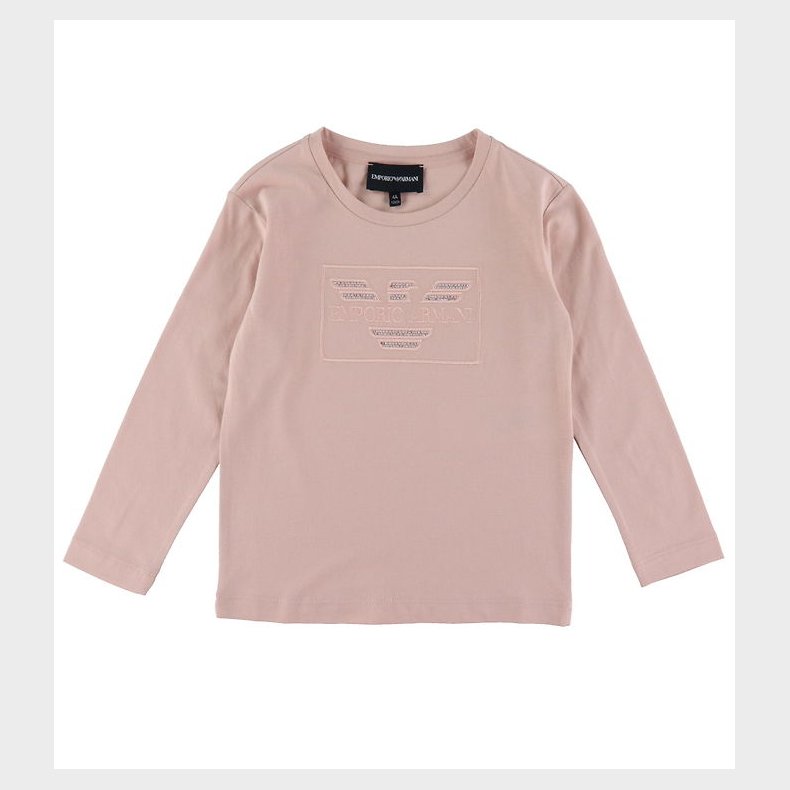 Emporio Armani Bluse - Rose Smoke m. Logo/Nitter