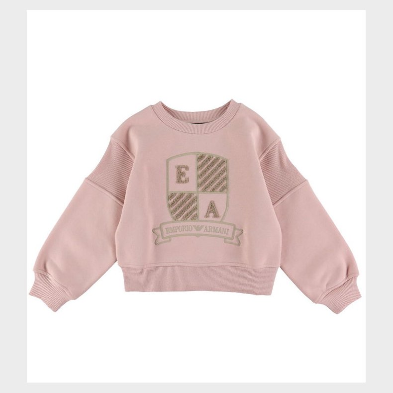 Emporio Armani Sweatshirt - Rose Smoke m. Beige