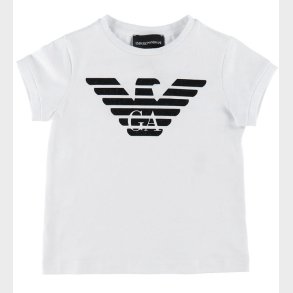 Emporio Armani T-shirt - Hvid m. Sort