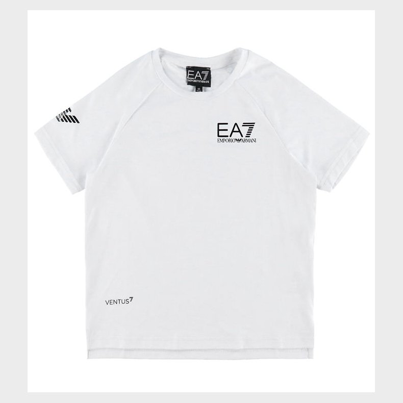 EA7 T-shirt - Hvid m. Sort