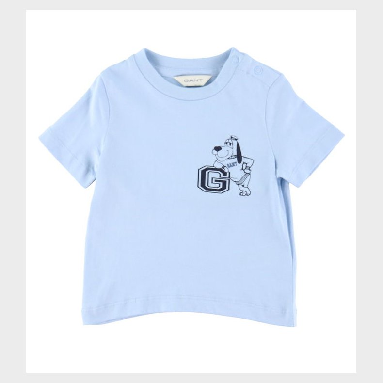 GANT T-shirt - Fresh Blue m. Hund