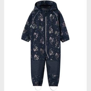 Name It Softshelldragt m. Fleece - Noos - NmfAlfa08 - Dark Sapph