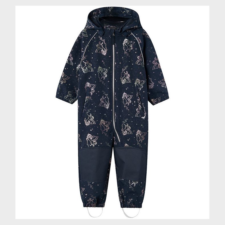 Name It Softshelldragt m. Fleece - Noos - NmfAlfa08 - Dark Sapph