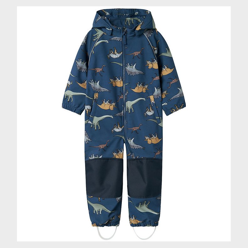 Name It Softshelldragt m. Fleece - Noos - NmmAlfa08 - Dark Demin