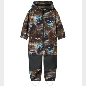 Name It Softshelldragt m. Fleece - NmmAlfa08 - Rosin/Mud Race