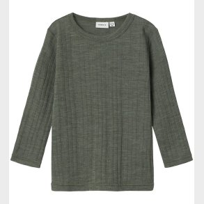Name It Bluse - Uld - NmmWang - Mulled Basil