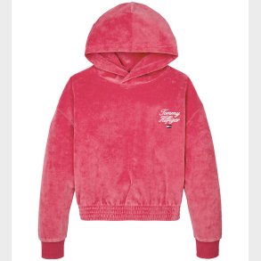 Tommy Hilfiger Httetrje - Velour - Script - Heritage Pink