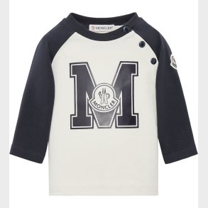 Moncler Bluse - Hvid/Navy