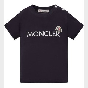 Moncler T-shirt - Medium Blue m. Hvid