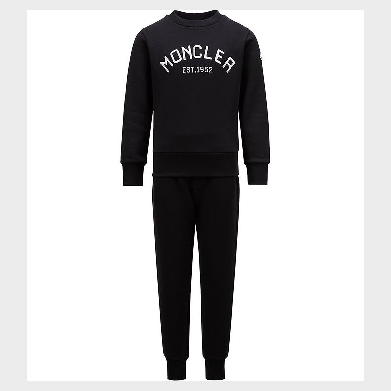 Moncler Sweats�t - Sort m. Beige