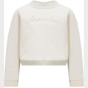 Moncler Sweatshirt - Cropped - Cream