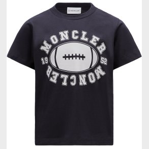 Moncler T-shirt - Navy m. Print