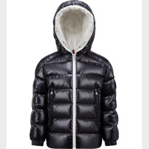 Moncler Dunjakke - Ganzorig - Medium Blue m. Hvid