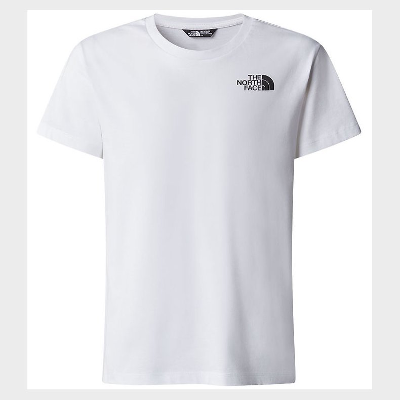 The North Face T-shirt - Vertical Graphic - Hvid