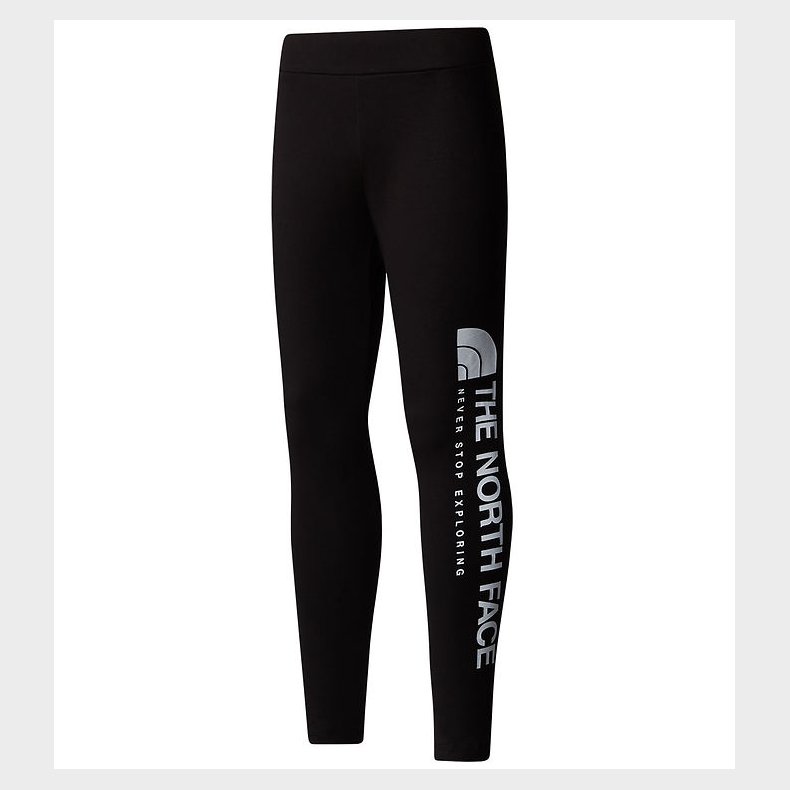 The North Face Leggings - Vertical Graphic - Sort