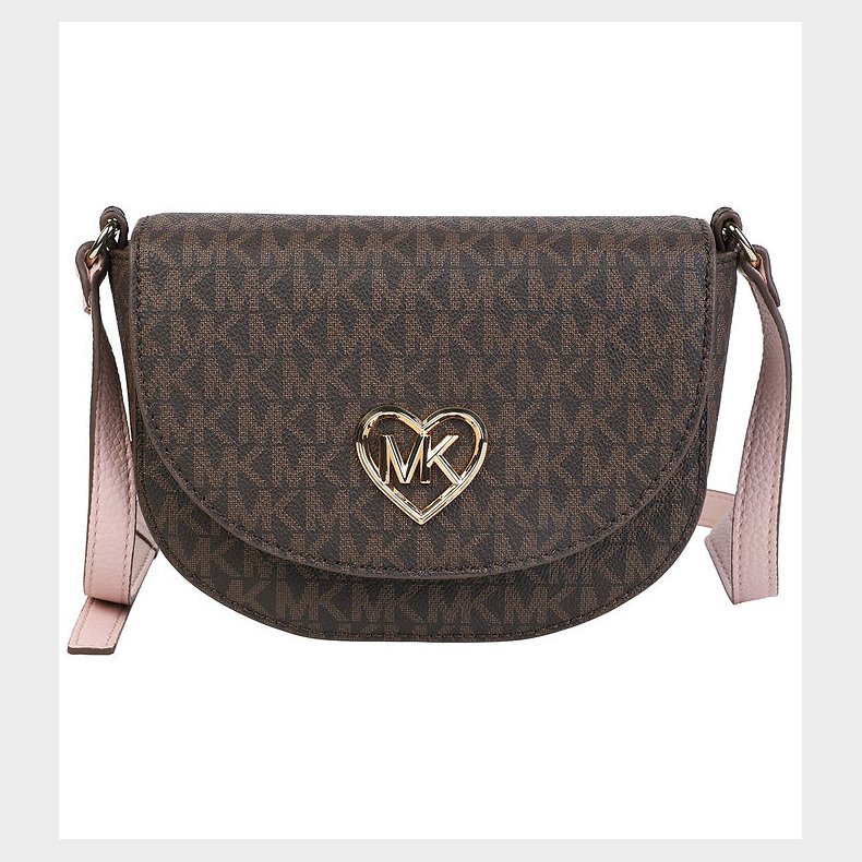 Michael Kors Skuldertaske - Brun m. Logoer