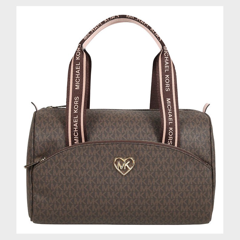 Michael Kors Taske - Brun/Rosa m. Logoer
