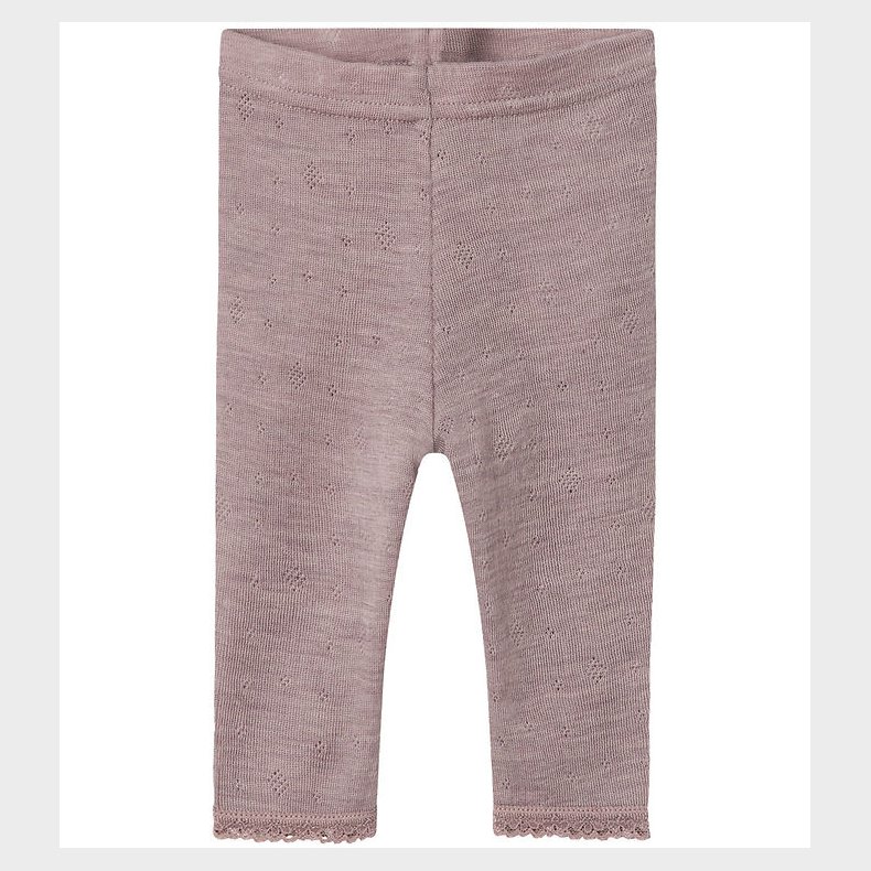 Name It Leggings - Noos - Uld - NbfWang - Purple Dove