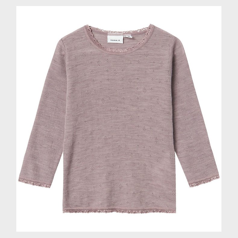 Name It Bluse - Uld - NmfWang - Noos - Purple Dove