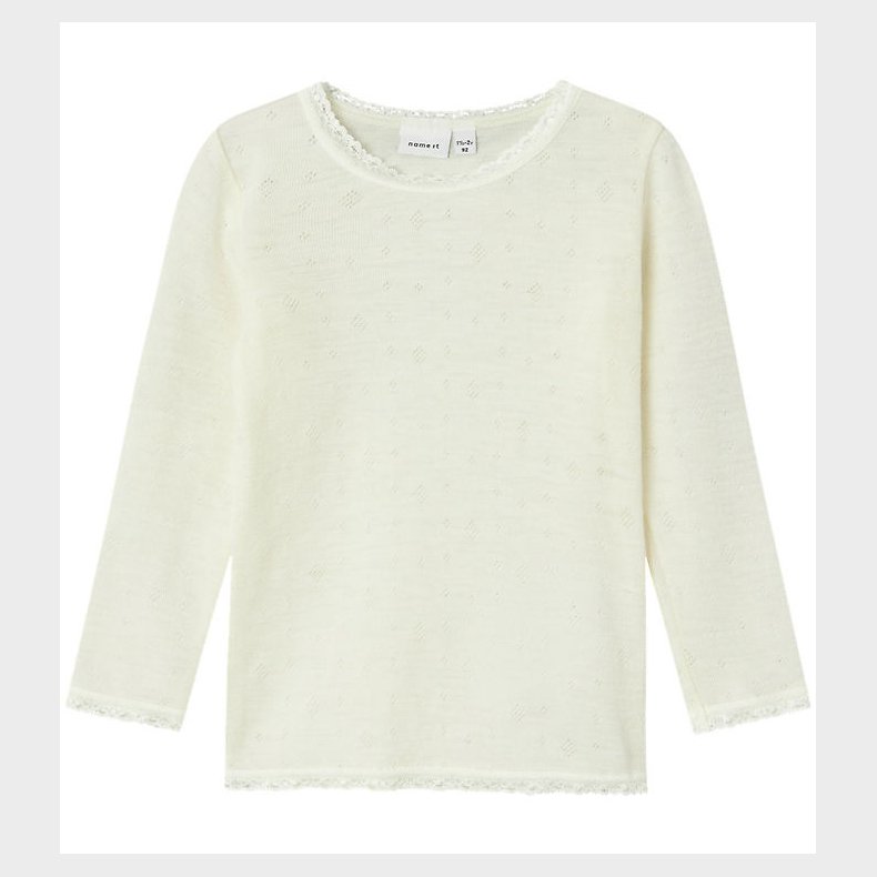 Name It Bluse - Uld - NbfWang - Snow White