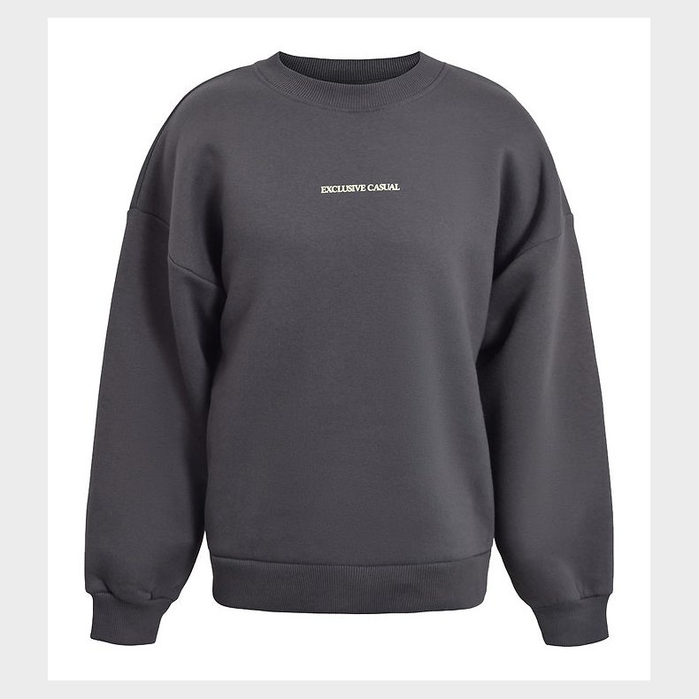 Hound Sweatshirt - Gr� m. Print