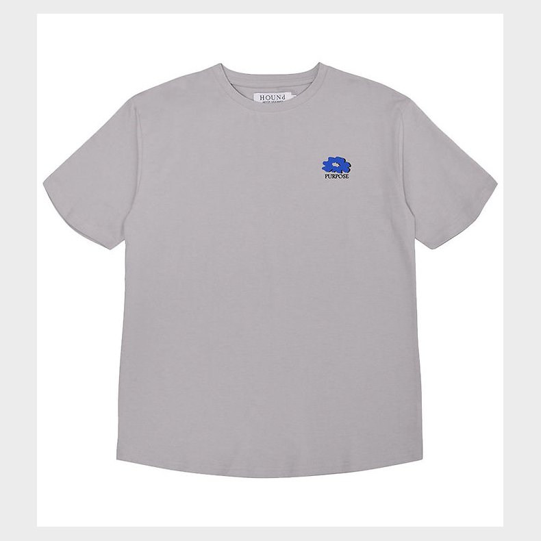 Hound T-shirt - Light Grey m. Print