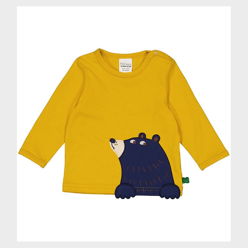 Freds World Bluse - Bear Applique - Mango