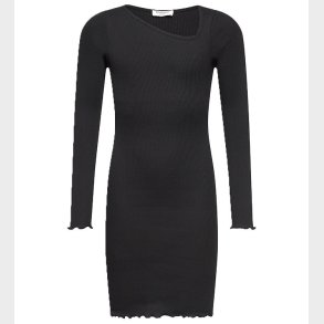 Rosemunde Kjole - Rib - Sort