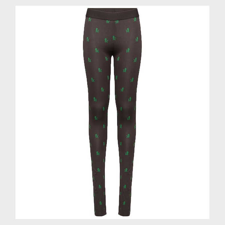 Rosemunde Leggins - Rsmn Monogram Green Print