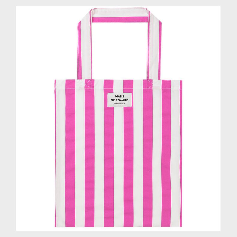Mads Nrgaard Shopper - Atoma - Carmine Rose/White Alyssum
