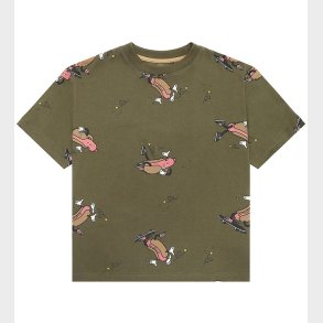 The New T-shirt - TnLex - Ivy Green Hot Dog AOP