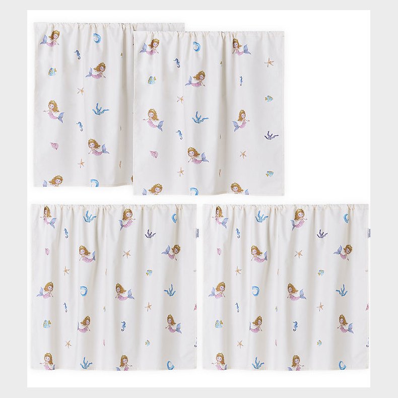 Hoppekids Forhng Til Halvhj Seng - 70x160 cm - Little Mermaid