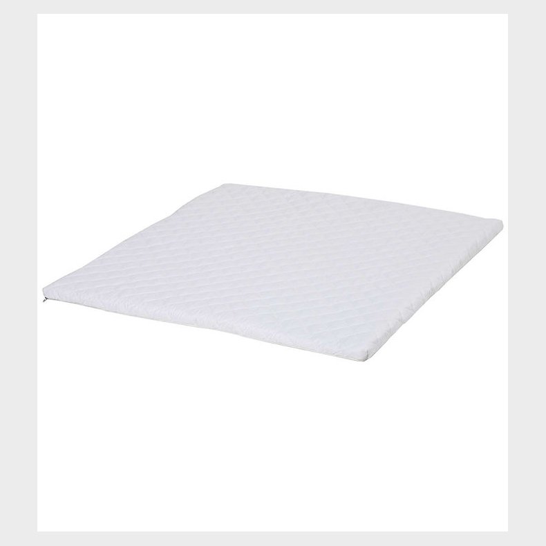 Hoppekids Madras Til kravlegrd - Hr - 80x86 cm - Hvid